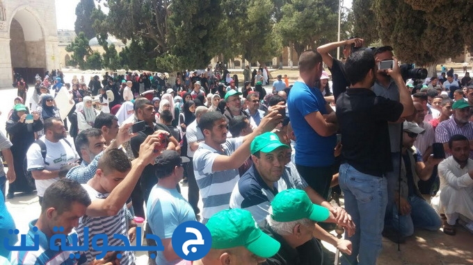 الآلاف يشاركون في معسكر القدس أولاً السابع 